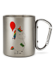 Mr. & Mrs. Panda Becher Einhorn Luftballon ohne Spruch in Silber