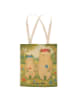 Mr. & Mrs. Panda Tote Bag Bären mit Blumenkranz Design ohne Spruch in Weiß