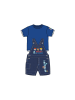 Paw Patrol 2 tlg. Outfit: Latzhose und T-Shirt in Blau