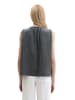 Marc O'Polo Ärmellose Bluse regular in Oxide Grey