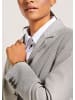 MADELEINE Kurzblazer mit Stretchkomfort in steingrau / wollweiß
