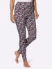 Sieh an! Leggings in schwarz-fuchsia-bedruckt