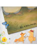 Mr. & Mrs. Panda Badehandtuch Pinguine Kuscheln Design ohne Spruch in Grau Pastell
