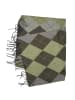 collezione alessandro Italienischer Schal " Argyle " in khaki