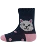 ewers 2er-Set Socken 2er Pack Katze in navy/altrosa