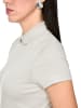 MARC CAIN ADDITIONS  Stehkragen-Shirt aus Baumwollstretch in Vapor Blue