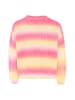 Sidona Damen Sweater in ROSA GELB MEHRFARBIG