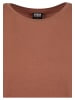Urban Classics Urban Classics Damen Ladies Extended Shoulder Tee in terracotta