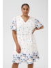 KAFFE curve Kleid KCrosa A-shape in Blue Tones Border Flower