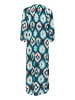 Cream Kleid CRTiah Loose fit in Aqua Tie Dye