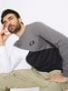 WITT WEIDEN Sweatshirt in grau-schwarz