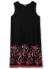 sheego Jerseykleid in schwarz bedruckt