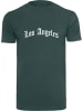 Mister Tee T-Shirt "Los Angeles Wording Tee" in Grün