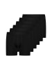 SNOCKS Lange Boxershorts Schwarz 6 Stück