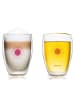 Creano 2er Set Thermoglas "Blume des Lebens" - 250ml Glas