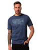 JP1880 Kurzarm T-Shirt in stahlblau