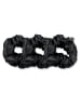 Ailoria DOUX Set 3 Scrunchies M aus Seide in schwarz