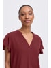 b. young Kurzarm-Bluse BYFILINEN Regular fit in Tawny Port