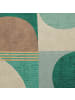 Erwin Müller Nicky-Velours, Samt Kissenhülle in petrol-beige