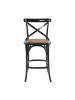 Signature Thekenstuhl BISTROT in Schwarz - (W) 96 x (H) 51 x (L) 50cm