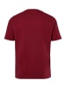 Men Plus Kurzarm T-Shirt in kupfer braun
