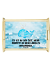 Mr. & Mrs. Panda Holztablett Wal Konfetti mit Spruch in OZeichenanblue