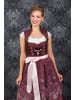 Edelnice Midi Dirndl 2-teilig Stella in bordeaux