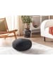 Beliani Pouf TIFELT in Schwarz - (W) 50 x (H) 20 x (L) 50 cm