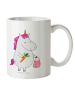 Mr. & Mrs. Panda Kindertasse Einhorn Vegan ohne Spruch in Weiß