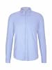Tom Tailor Knopfleisten Langarmshirt für Herren in hell-blau