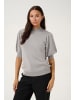 Kaffe Strickpullover KAregina Regular fit in Grey silver metallic