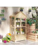 Outsunny Frühbeet in Naturholz 100L x 56,5B x 178H cm