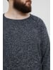 BLEND Strickpullover BHDan Big & Tall in Mittelblau