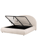 Beliani 2-tlg Doppelbett GRASSE in Beige