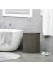 HOMCOM Wäschekorb-38L x 38B x 57H cm-Grau