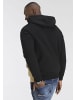 Delmao Kapuzensweatshirt in schwarz-sand
