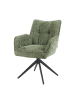 DUBI Möbel 2er-Set: Drehstuhl Mika-Enya in Grün - (B)59 x (H)84 x  (T)66 cm