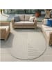 Teppich Boss In- & Outdoor Teppich Nova 1202, rund - Creme