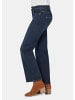 GOLDNER Jeans Klassische Denimhose, dezente Waschung in dunkelblau