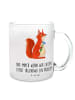 Mr. & Mrs. Panda Tasse Eichhörnchen Blume mit Spruch in Transparent