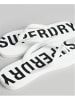 Superdry Flip-Flops Code in Weiß/Schwarz-35C