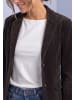 Street One Cordblazer mit Reverskragen und Knopfverschluss in Black Coffee