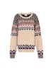 Jalene Damen Sweater in GRAU MEHRFARBIG