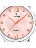 Festina Analog-Armbanduhr Festina Boyfriend silber, rosé mittel (ca. 34mm)