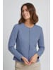 Fransa Sweatjacke in blau