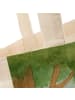 Mr. & Mrs. Panda Shopping Tasche Waldtiere Picknick Design mit S... in Weiß