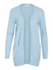 Vila Feinstrick Basic Cardigan Stretch mit Taschen VIRIL in Blau-2