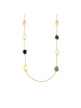 Luxenter Halskette mit blauer Lackierung, veredelt mit 18 Karat Gold – Talyu