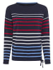 Laura Scott Streifenpullover in marine gestreift