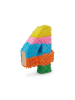 relaxdays 3-tlg. Pinata Set "Zahl 4" in Bunt